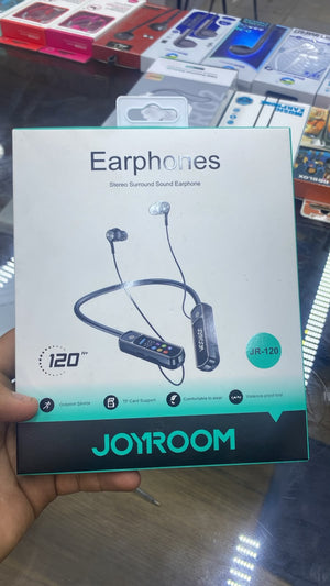 JOYROOM JR-120 Neckband Earphones — front packaging