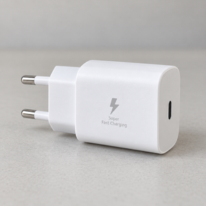 Samsung 25W USB-C PD Charger with USB-C Cable – White