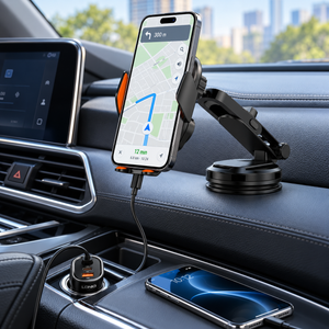 LDNIO MA30-1 Car Phone Mount with 15W Wireless Charging — gallery image 6