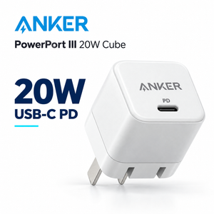Anker PowerPort III 20W Cube USB-C PD Wall Charger