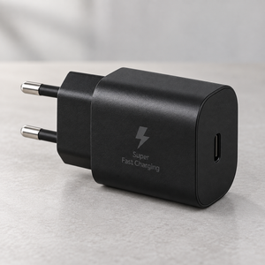 Samsung 25W USB-C PD Charger with 3A USB-C Cable – Black