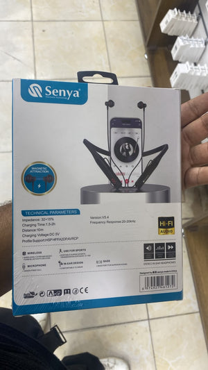 Senya SE-05 Neckband Earphones — back packaging