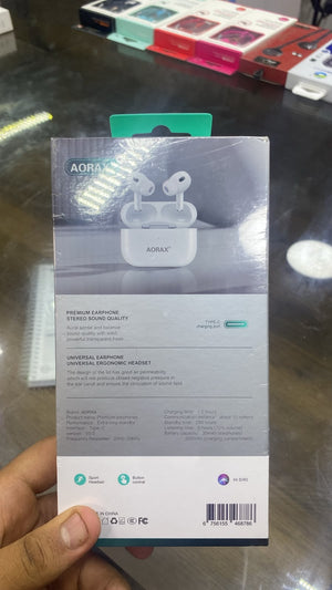 AORAX TWS 315 Wireless Earbuds — back packaging