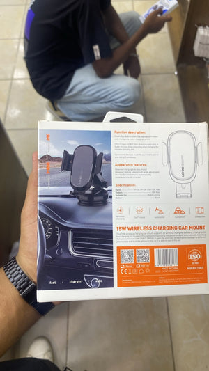 LDNIO MW21-1 Car Phone Mount with 15W Wireless Charging — back packaging