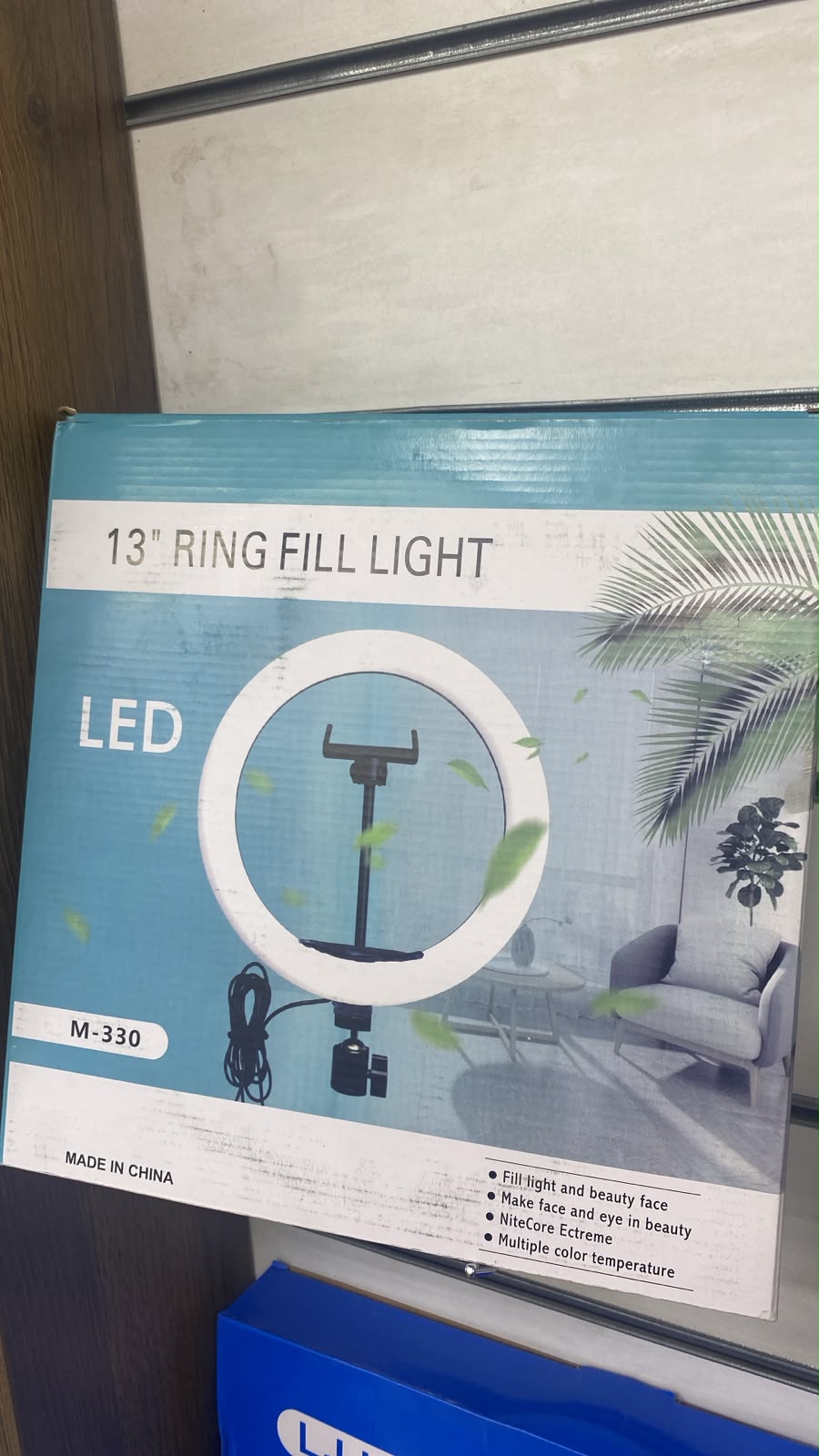 M-330 13-Inch Ring Light – Approx. 33cm — front packaging