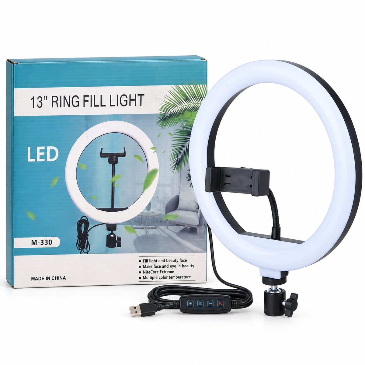 M-330 13-Inch Ring Light – Approx. 33cm — gallery image 2