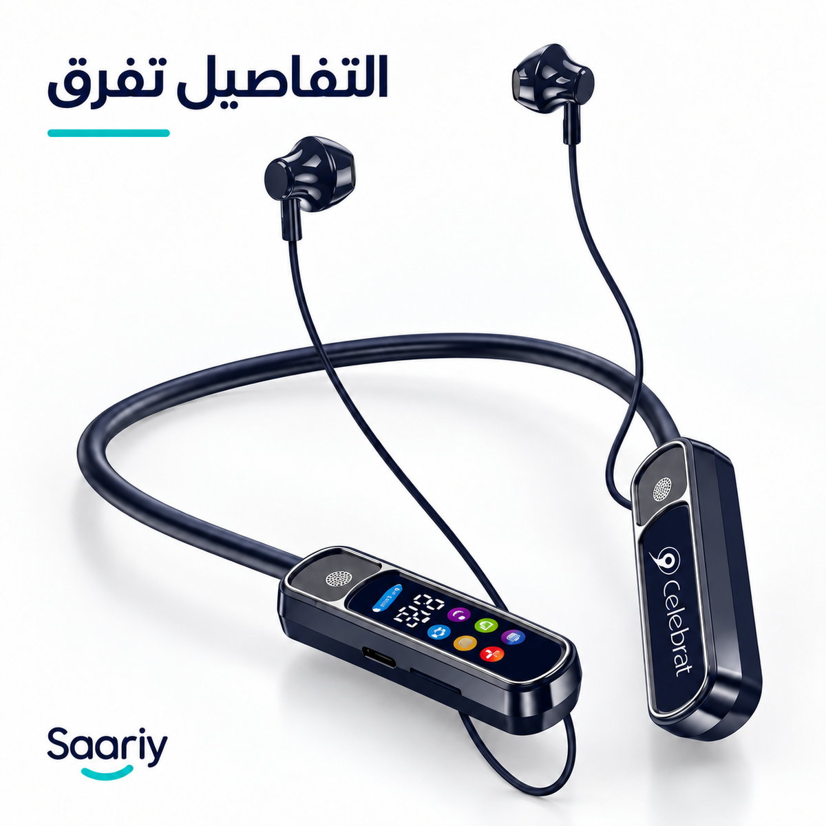 Celebrat A22 Neckband Earphones — gallery image 3