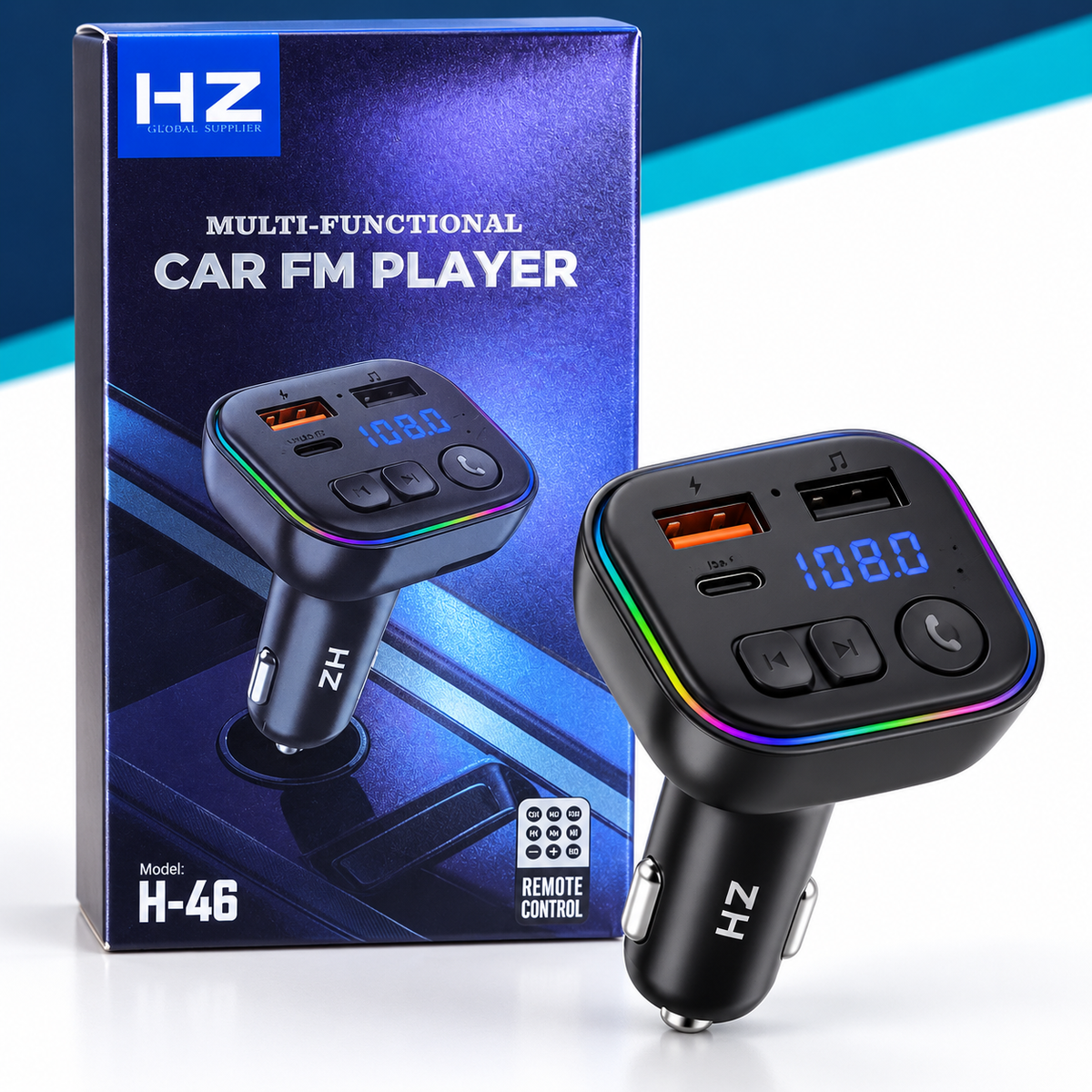 HZ H46 Car FM Player — gallery image 2