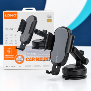 LDNIO MW21-1 Car Phone Mount with 15W Wireless Charging — gallery image 2