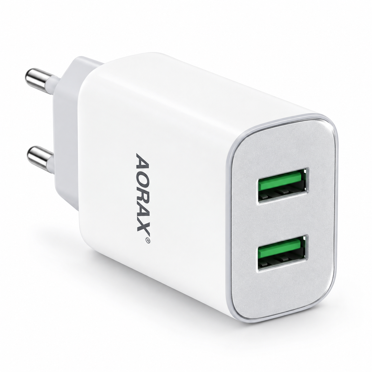 AORAX D36 Dual-USB Charger with Lightning Cable