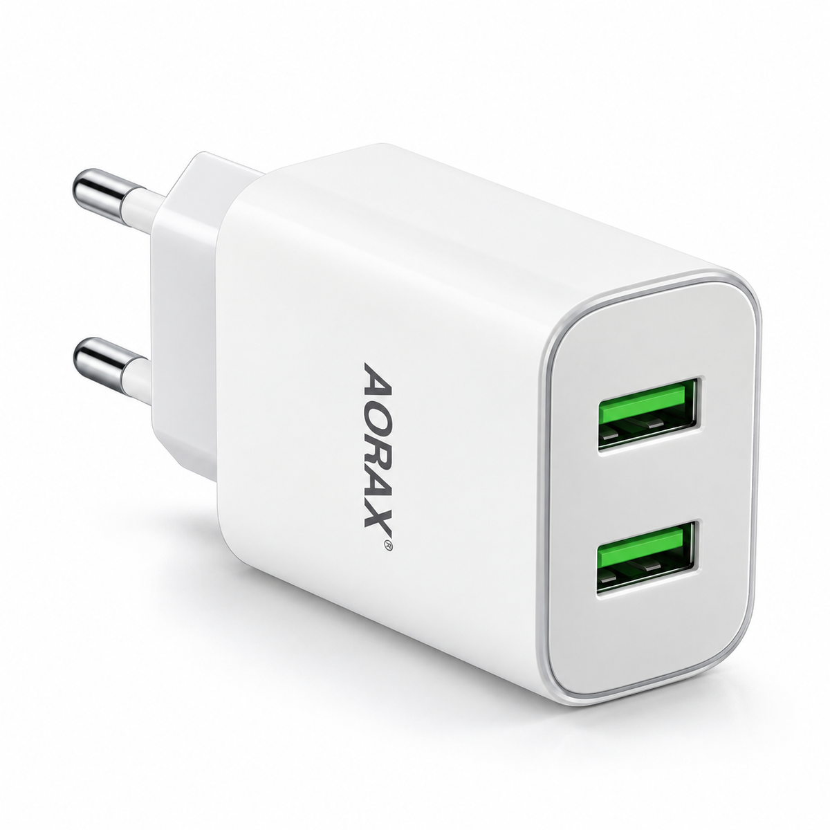 AORAX D36 Dual-USB Charger with Micro-USB Cable