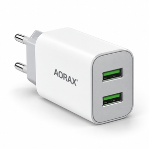 AORAX D36 Dual-USB Charger with USB-C Cable