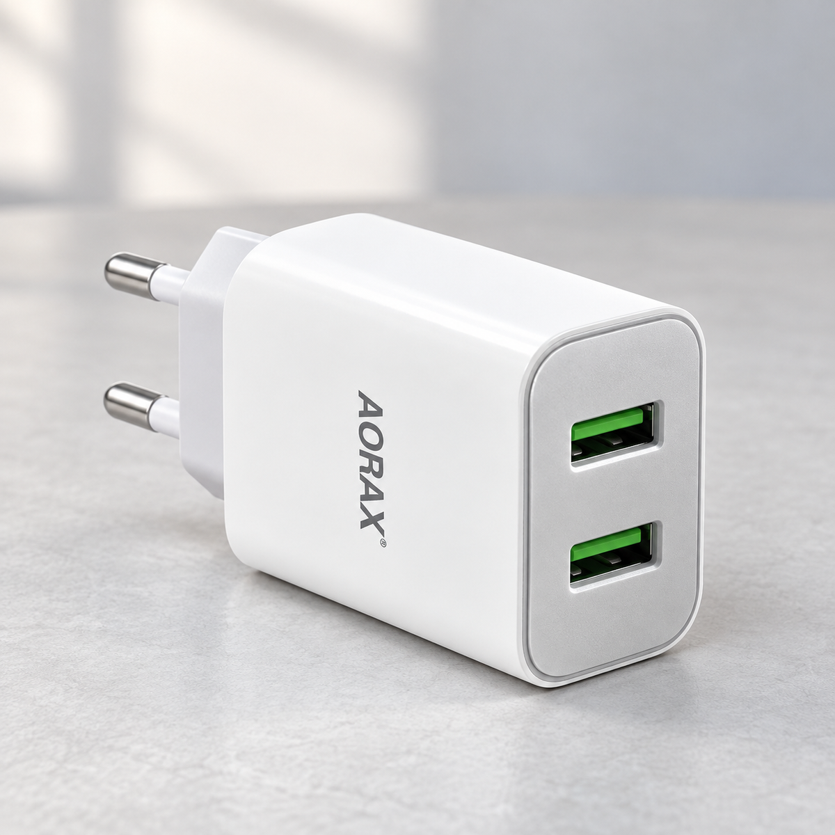 AORAX D36 Dual-USB Charger with USB-C Cable