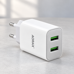 AORAX D36 Dual-USB Charger with USB-C Cable