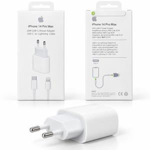 20W USB-C Charger with 1m Lightning Cable for iPhone