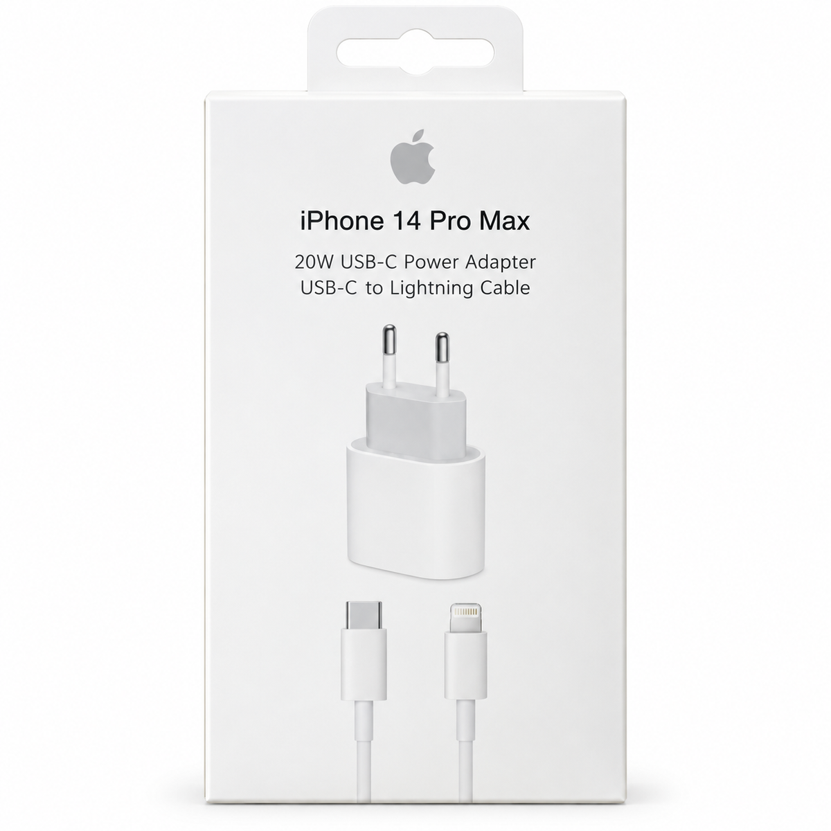 20W USB-C Charger with 1m Lightning Cable for iPhone