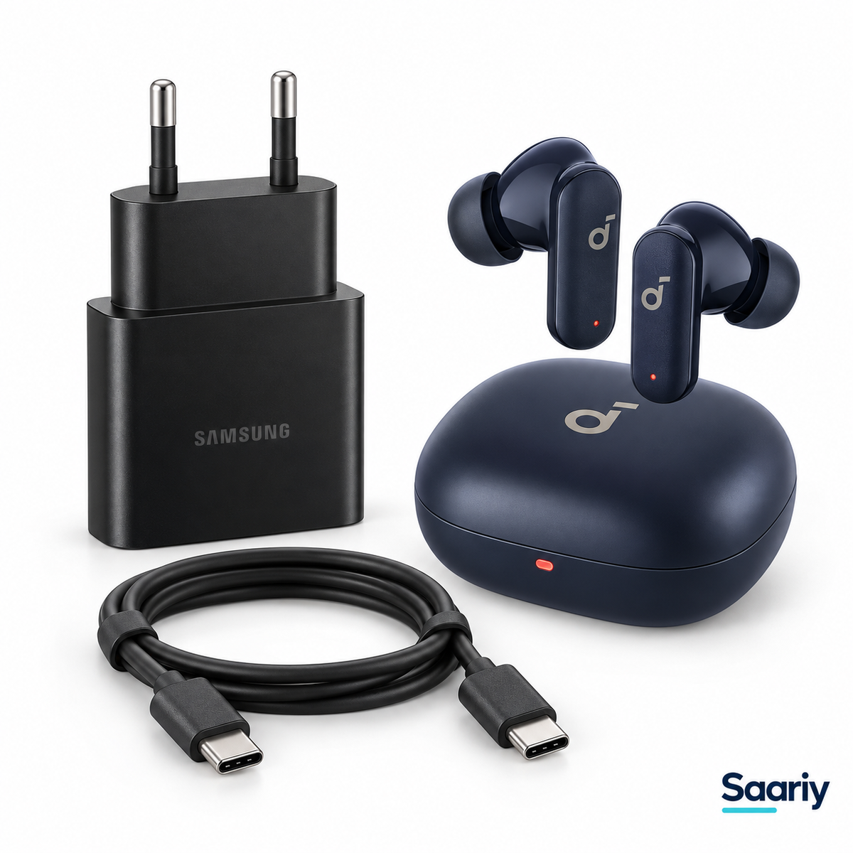 باندل العزل والشحن | Soundcore R50i NC + Samsung 45W — الصورة الرئيسية