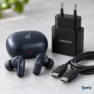 باندل العزل والشحن | Soundcore R50i NC + Samsung 45W — تفاصيل المنتجات