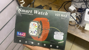 V22 Max Smartwatch — front packaging