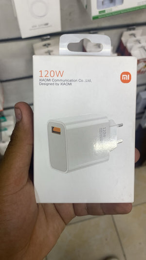Xiaomi 120W USB-A Wall Charger — front packaging