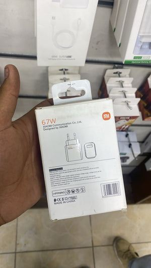 Xiaomi 67W USB-A Wall Charger — back packaging
