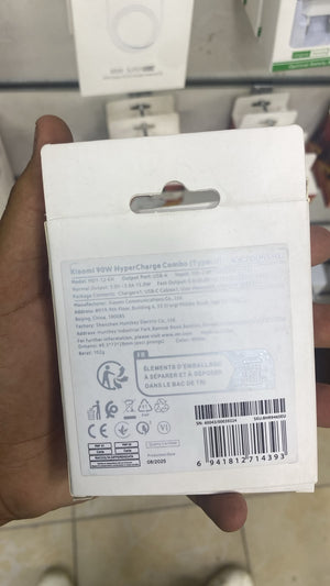 Xiaomi HyperCharge 90W Charger Kit — back packaging